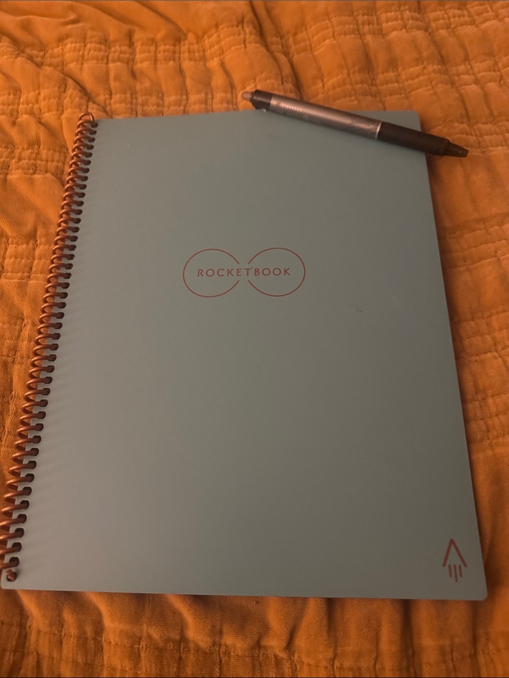 Spiral Rocketbook Smart Notebook in Light Blue